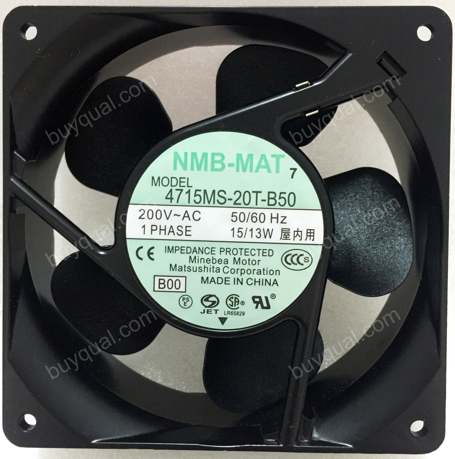 NMB 4715MS-20T-B50 4715MS-20T-B50-B00 200V 15/13W Cooling Fan NMB 4715MS-20T-B50 4715MS-20T-B50-B00 200V 15/13W Cooling Fan